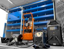 Ecoflow for using power tools in a van